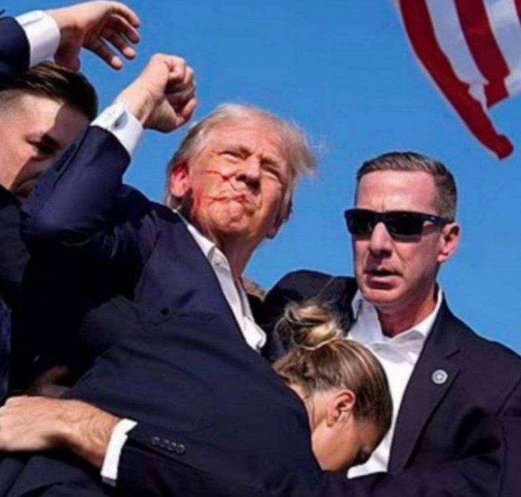 Trump: in croce fissa il Presidente Arimanico!