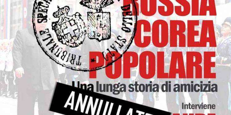 Bologna, “I fondamentalisti liberali di Bologna bloccano l’iniziativa sull’amicizia tra la Russia e la Corea Popolare”