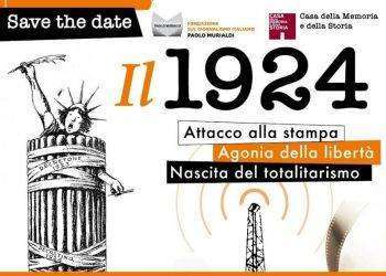 ‘Attacco alla stampa, agonia della libertà, nascita del totalitarismo’: il 1924 in mostra a Roma fino al 10 gennaio