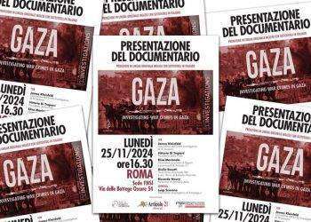 ‘Gaza – Indagine sui crimini di guerra’: il 25 novembre in Fnsi la presentazione dell’inchiesta di Al Jazeera