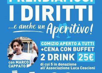 A Cagliari il 28 novembre il monologo di Marco Cappato con aperitivo solidale