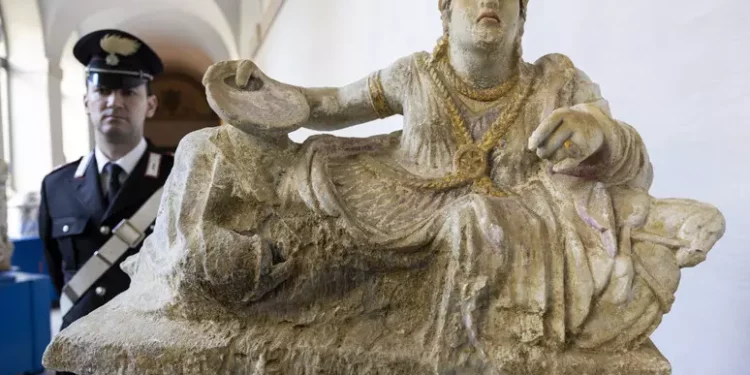 Recuperato un magnifico tesoro di principesse etrusche