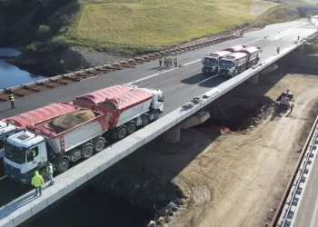 Sassari-Olbia, prove di carico sul ponte Rio Mannu