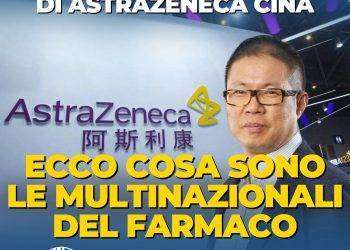 Alemanno: “Arrestato il Presidente di Astrazeneca Cina  per farmaci pericolosi. Ecco  cosa sono le multinazionali del farmaco”