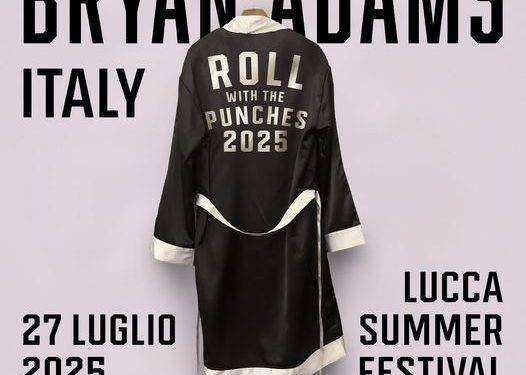 Bryan Adams in concerto domenica 27 Luglio a Lucca Summer Festival 2025