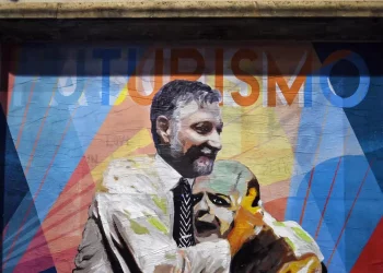 La mostra sul Futurismo in versione murales a Roma