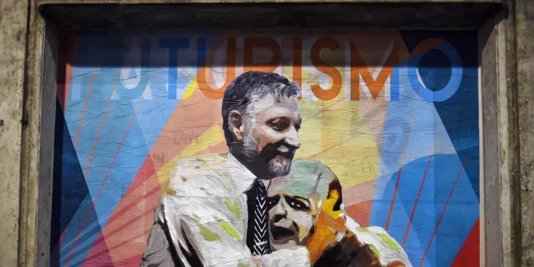 La mostra sul Futurismo in versione murales a Roma