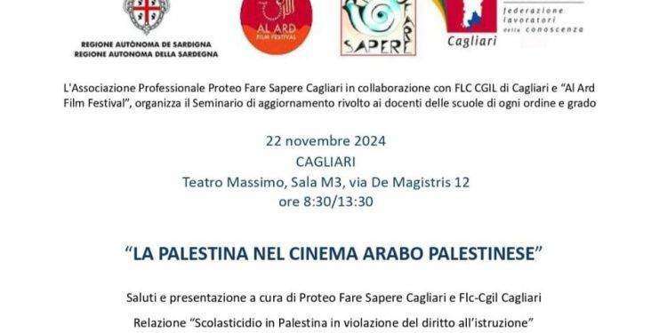 Seminario “La Palestina nel cinema arabo palestinese”, a Cagliari il 22 novembre