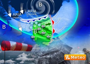 Arriva l’inverno con piogge, vento e neve: cambia tutto da mercoledì