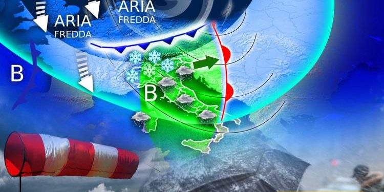 Arriva l’inverno con piogge, vento e neve: cambia tutto da mercoledì