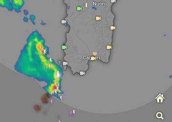 In arrivo il maltempo, temporali e rovesci in serata nel sud Sardegna