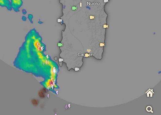 In arrivo il maltempo, temporali e rovesci in serata nel sud Sardegna
