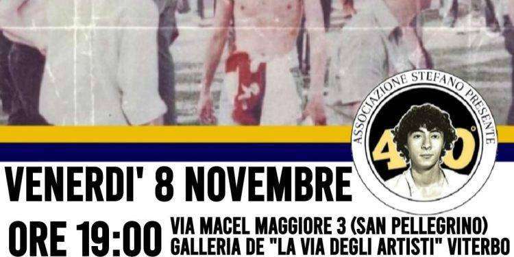 A Viterbo presentazione di “Una notte lunga quarant’anni”, il libro su Stefano Furlan