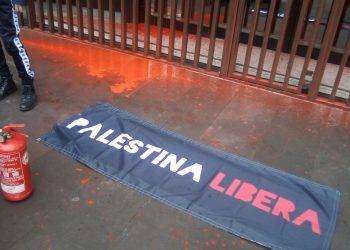 ​Palestina libera; Roma, sangue sulla sede della Leonardo s.p.a.