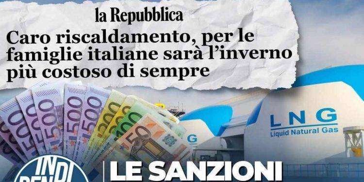 Alemanno: “Il rincaro del gas, le sanzioni contro la Russia le pagano soprattutto gli italiani”