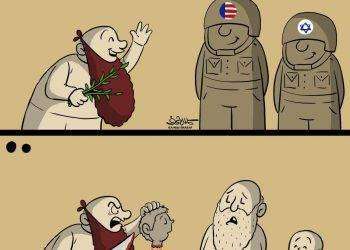 Il fumettista yemenita Kamal Sharaf espone la truffa dei “ribelli moderati” in Siria