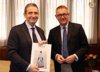 Visita ufficiale: il Presidente Comandini riceve il Prefetto di Cagliari Giuseppe Castaldo: “Cagliari città vivace ma sicura”