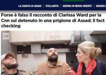 Clarissa Ward (Cnn) beccata a costruire un falso sull’uomo rinchiuso nelle carceri di Assad