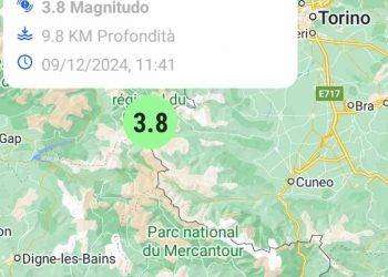 Terremoto in Piemonte: forte scossa, le zone colpite