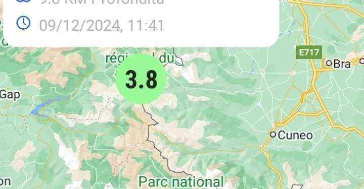 Terremoto in Piemonte: forte scossa, le zone colpite