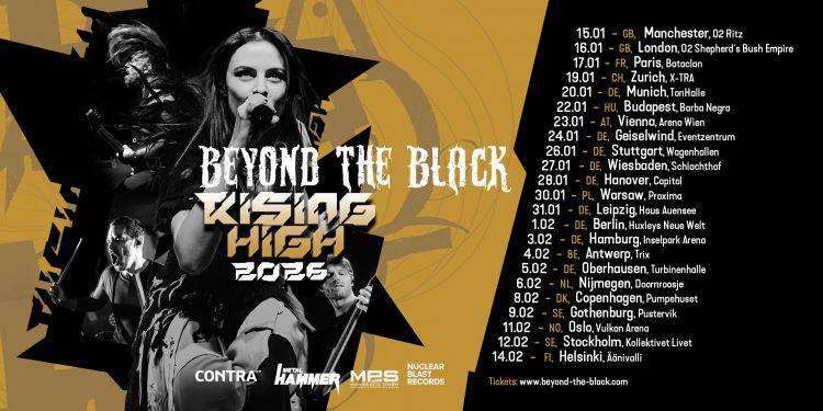 Beyond The Black, annunciato il tour 2026 ‘Rising High’