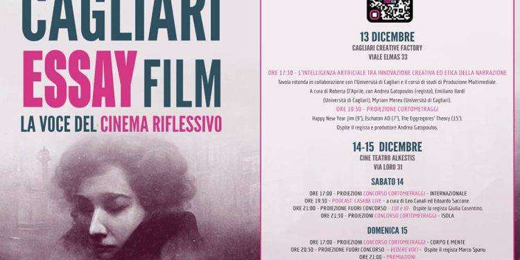Dal 13 al 15 dicembre ritorna l’appuntamento con il Cagliari Essay Film, concorso alla seconda edizione