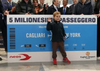 Cinque milioni di passeggeri all’aeroporto di Cagliari nel 2024