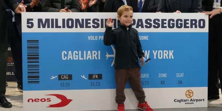 Cinque milioni di passeggeri all’aeroporto di Cagliari nel 2024