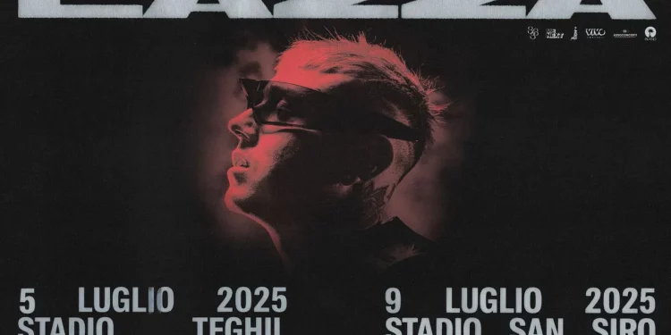 Lazza annuncia due appuntamenti negli Stadi nell’estate 2025