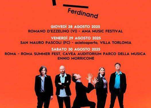 Franz Ferdinand in concerto in Italia: ecco le nuove date