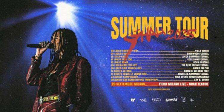 Ghali, undici appuntamenti per il Summer Tour 2025