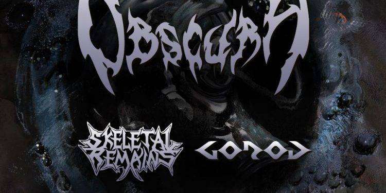 Gli Obscura live a Milano a febbraio con Skeletal Remains e Gorod