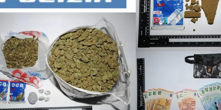 Nasconde in casa 2 chili di marijuana, arrestato a Nuoro