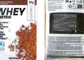 Corpi estranei metallici in integratore alimentare al gusto cacao venduto da Decathlon richiamato dal mercato