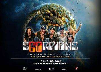 Scorpions in concerto a Lucca Summer Festival il 10 luglio 2025