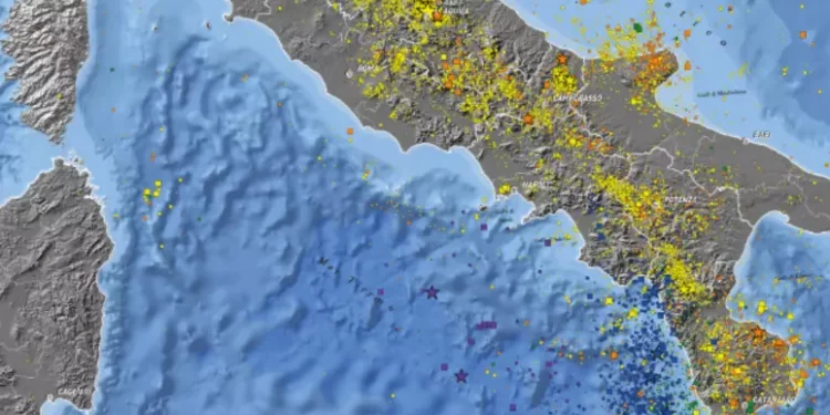 Nuova Carta della Sismicità in Italia, 72mila eventi in 25 anni