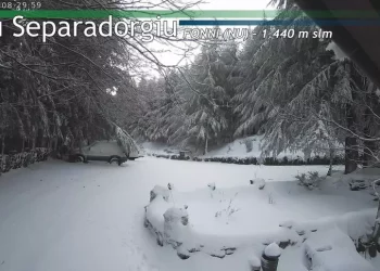 Neve in Sardegna, 30 centimetri in 24 ore sul Gennargentu