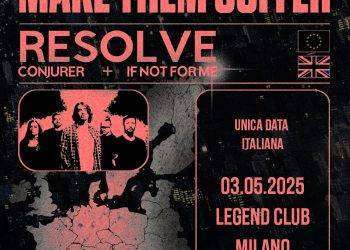 Make Them Suffer: prima data da headliner in Italia