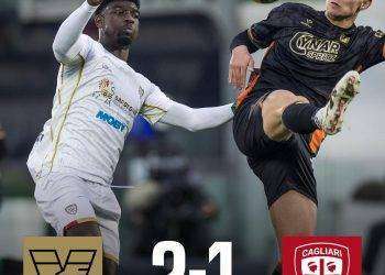 Calcio, il Cagliari perde 2 a 1 contro il Venezia