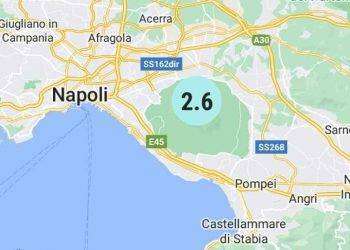 Terremoto Napoli, scossa sul Vesuvio