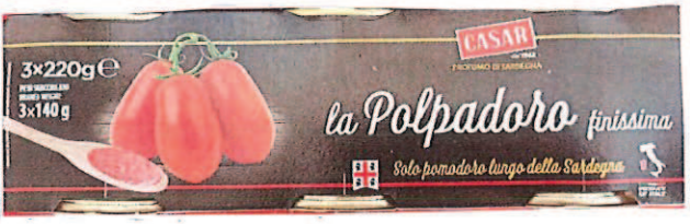 Richiamato pomodoro in pezzi: possono staccarsi frammenti di smalto dalle lattine