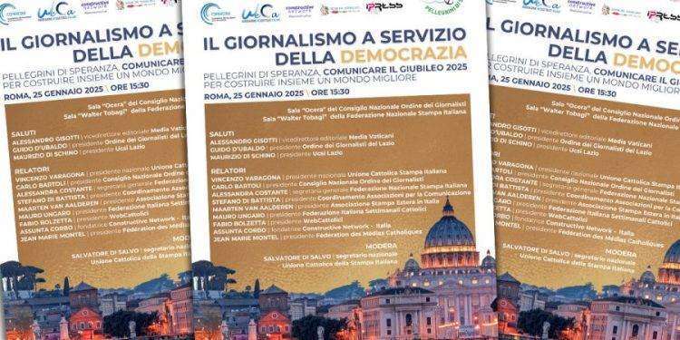 ‘Il giornalismo a servizio della democrazia’, evento a Roma il 25 gennaio