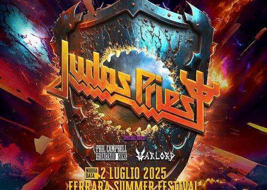 Judas Priest, posticipato di un giorno il concerto al Ferrara Summer Festival