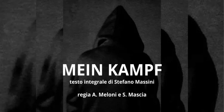 “Mein Kampf”, Sabrina Mascia e Andrea Meloni portano in scena il testo di Stefano Massini: il 1 febbraio alle 21 al Teatro Alkestis