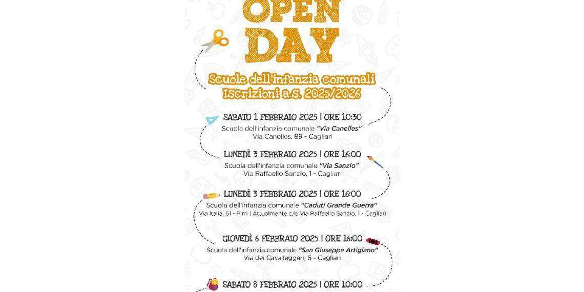 Al via gli open day delle 5 Scuole comunali dell’infanzia