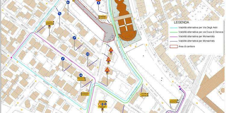 Cambia il traffico nella zona di via Degli Astri nel territorio della Municipalità di Pirri