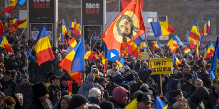 Colpo di stato in Romania: proteste contro il rinvio delle elezioni presidenziali