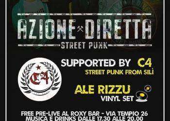 Azione Diretta in concerto a Cagliari il primo febbraio