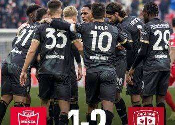 2-1 al Monza, colpo salvezza del Cagliari