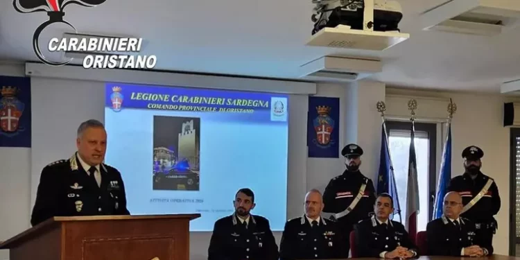 Meno delitti nella provincia di Oristano, 136 arresti nel 2024
